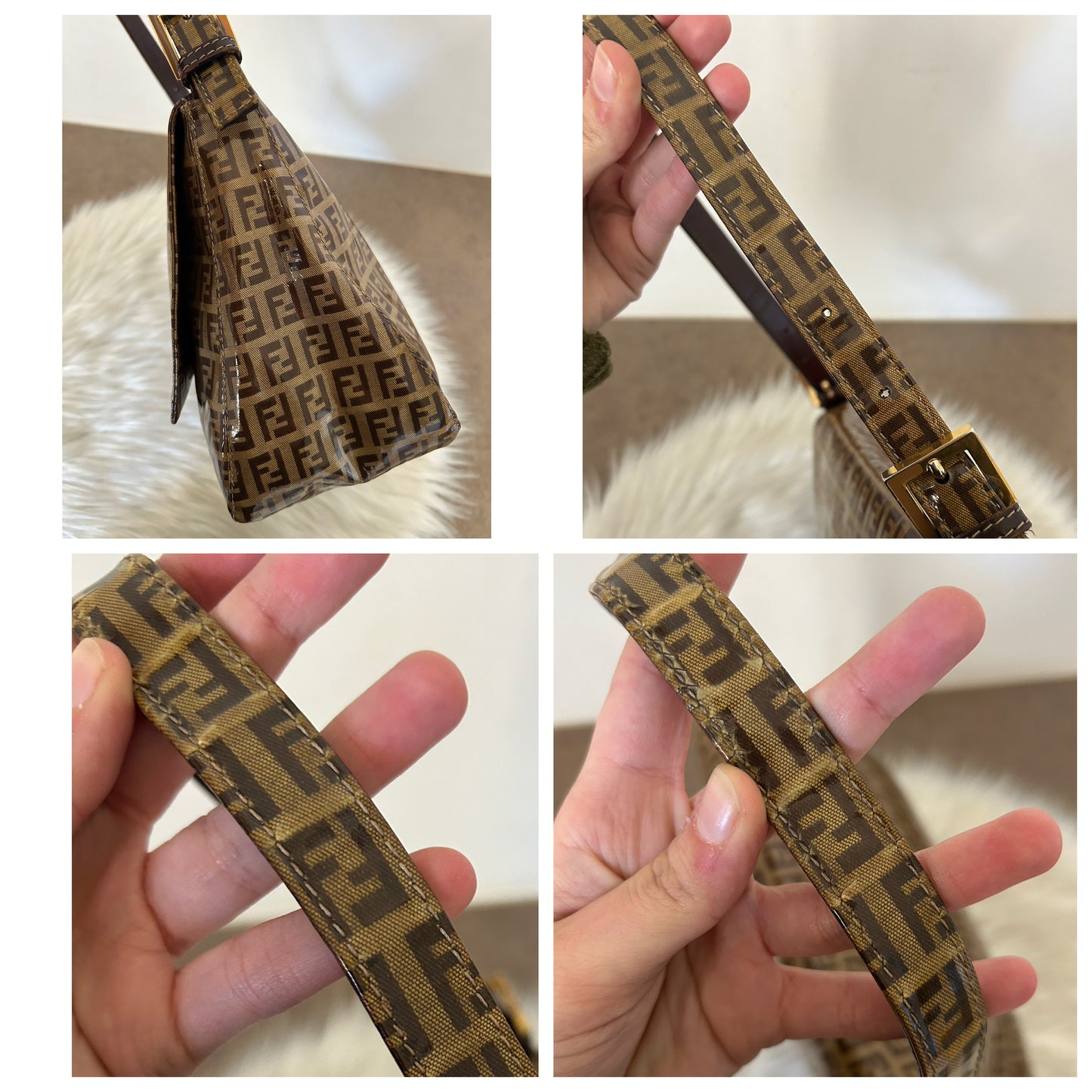 Fendi Mama Baguette monogram zucchino