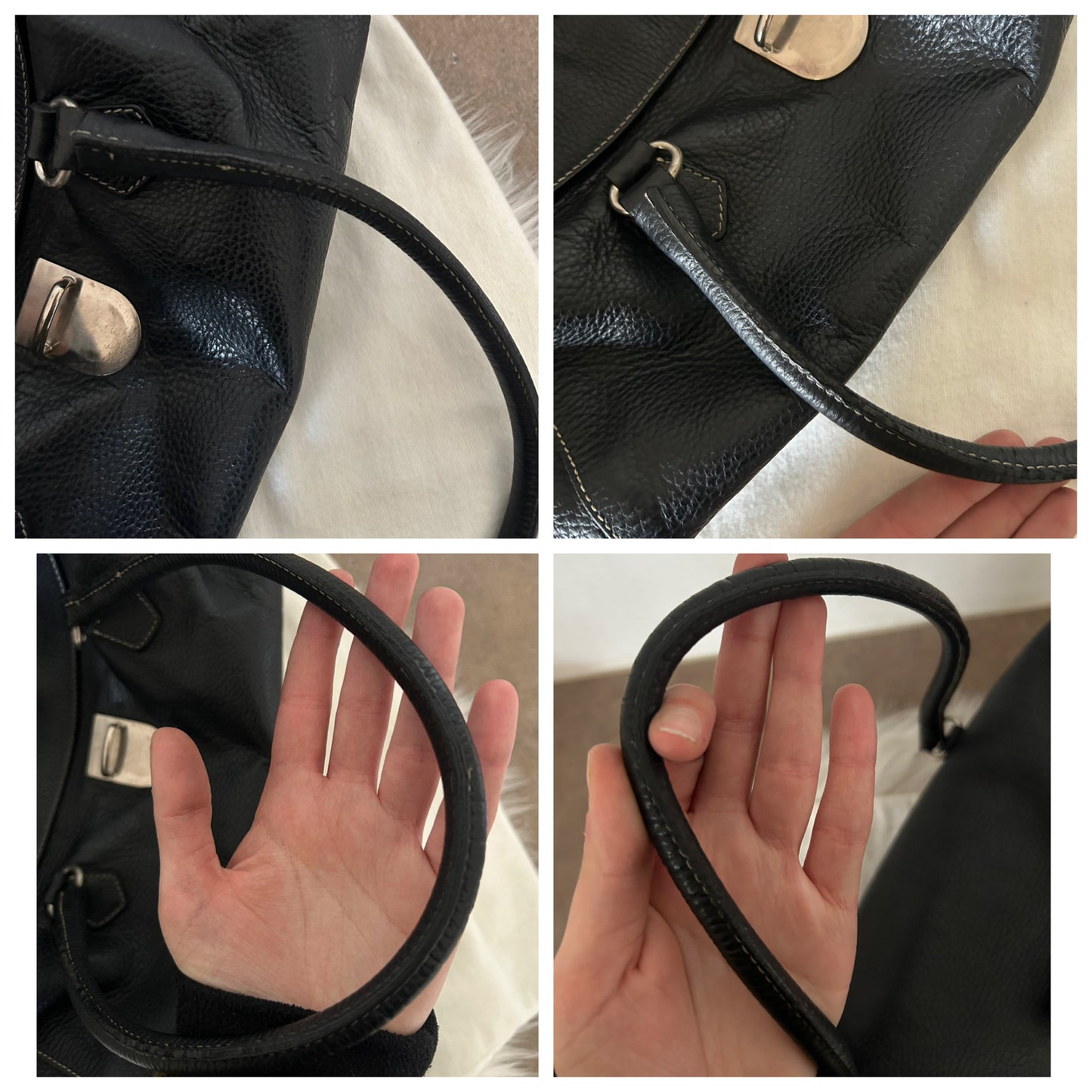 Prada tote in pelle nera