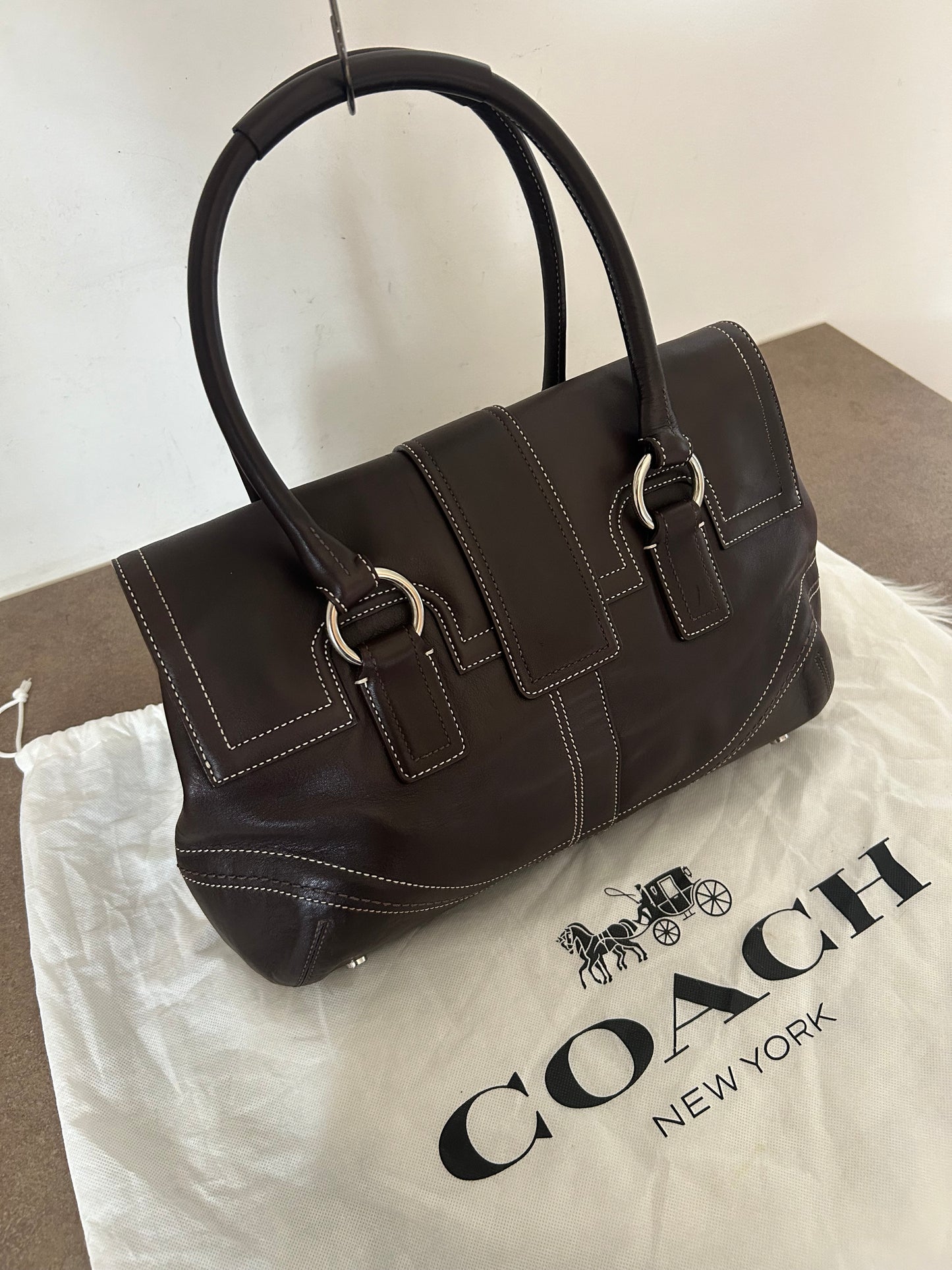 Coach Signature Sufflette tote bag vintage