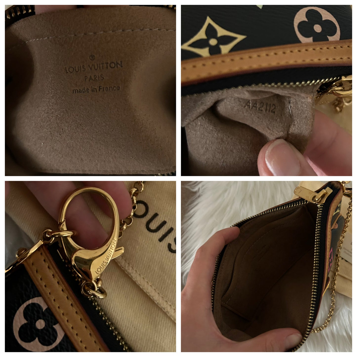 Louis Vuitton x Takashi Murakami pochette vintage
