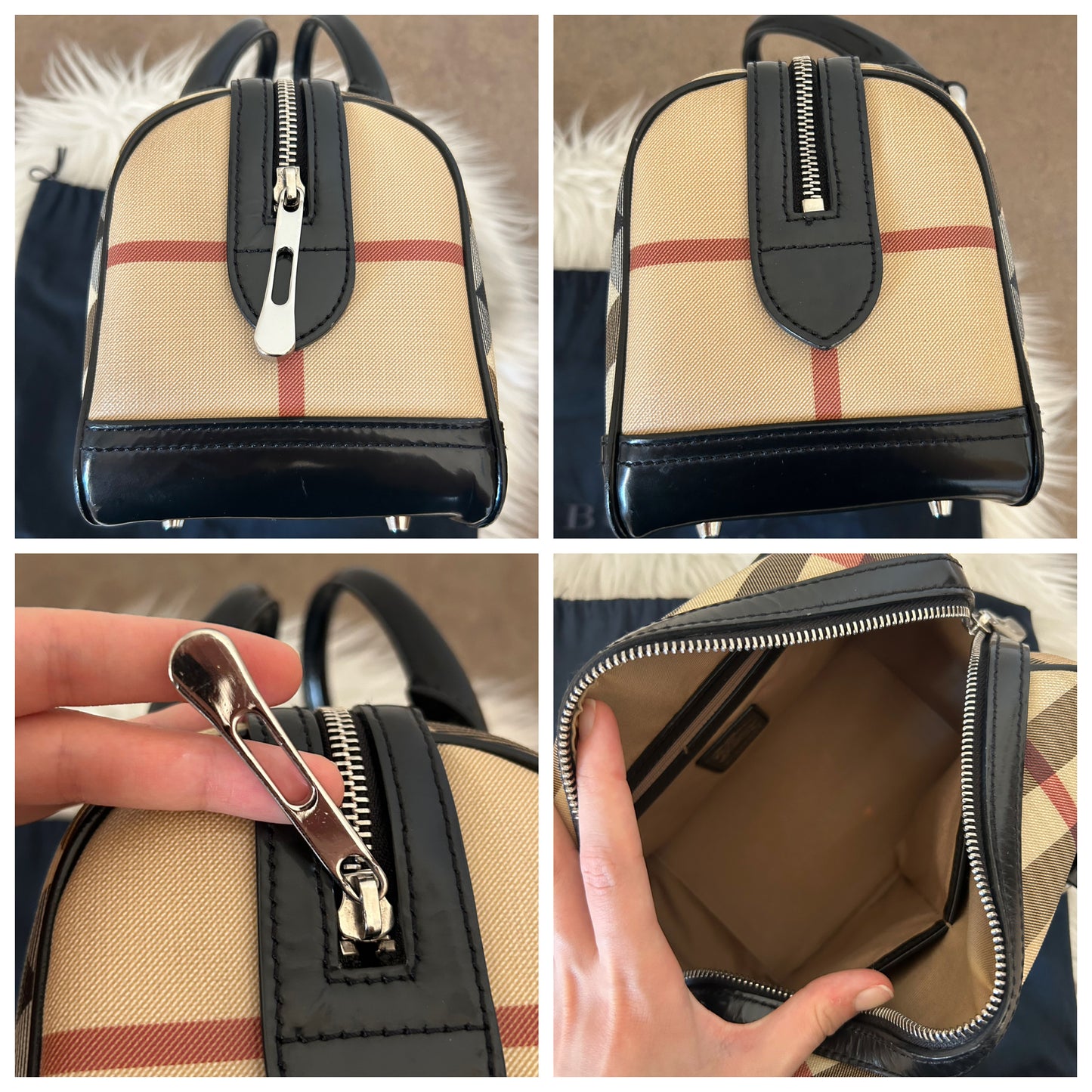 Burberry Bauletto in Check