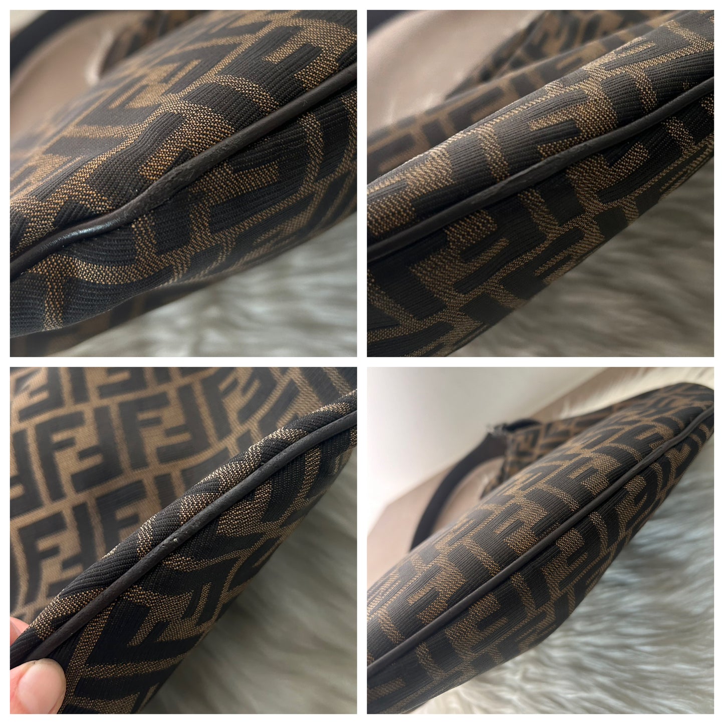 Fendi Oyster in monogram zucca vintage