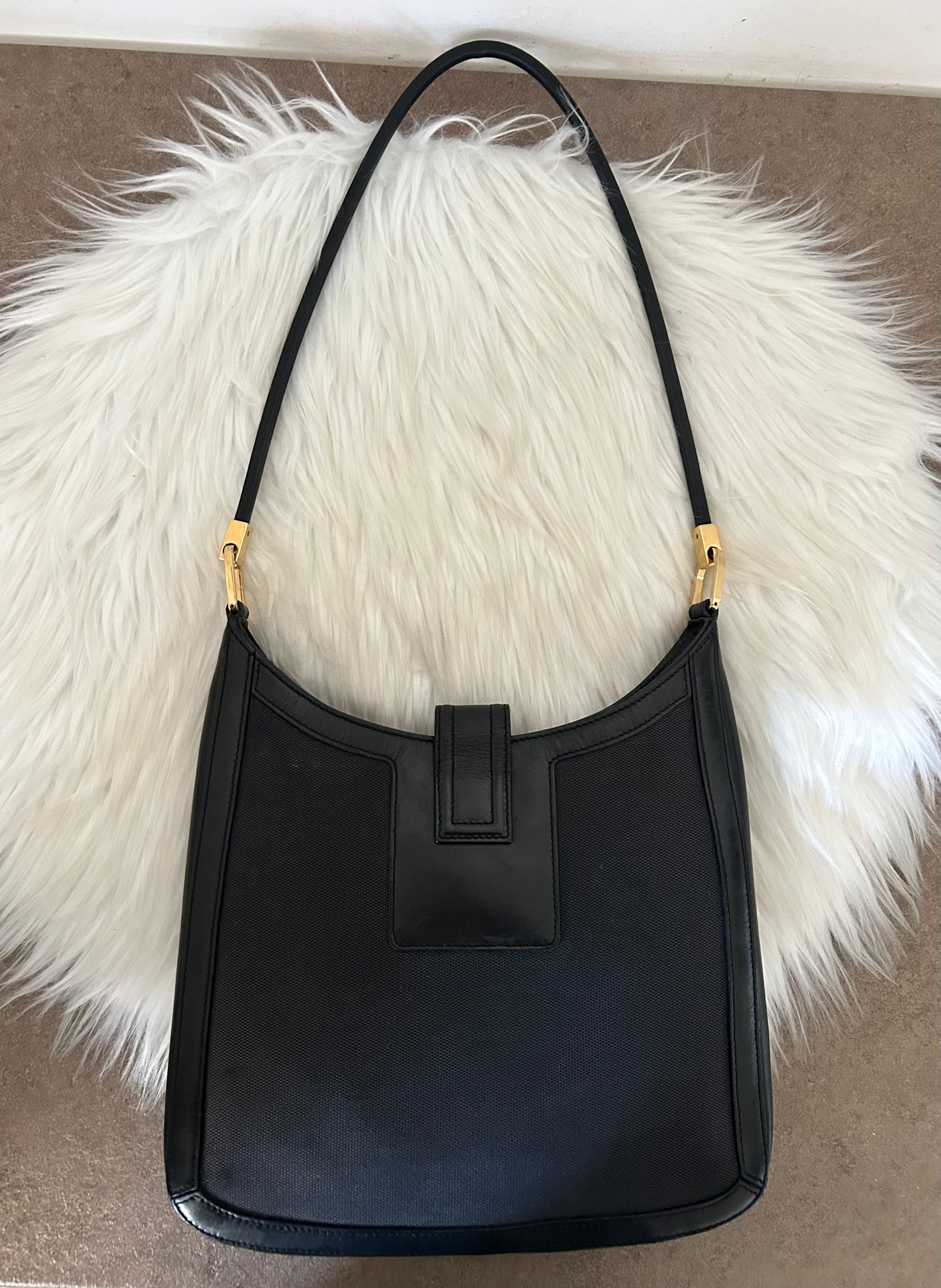 Gucci Jackie in tela e pelle vintage