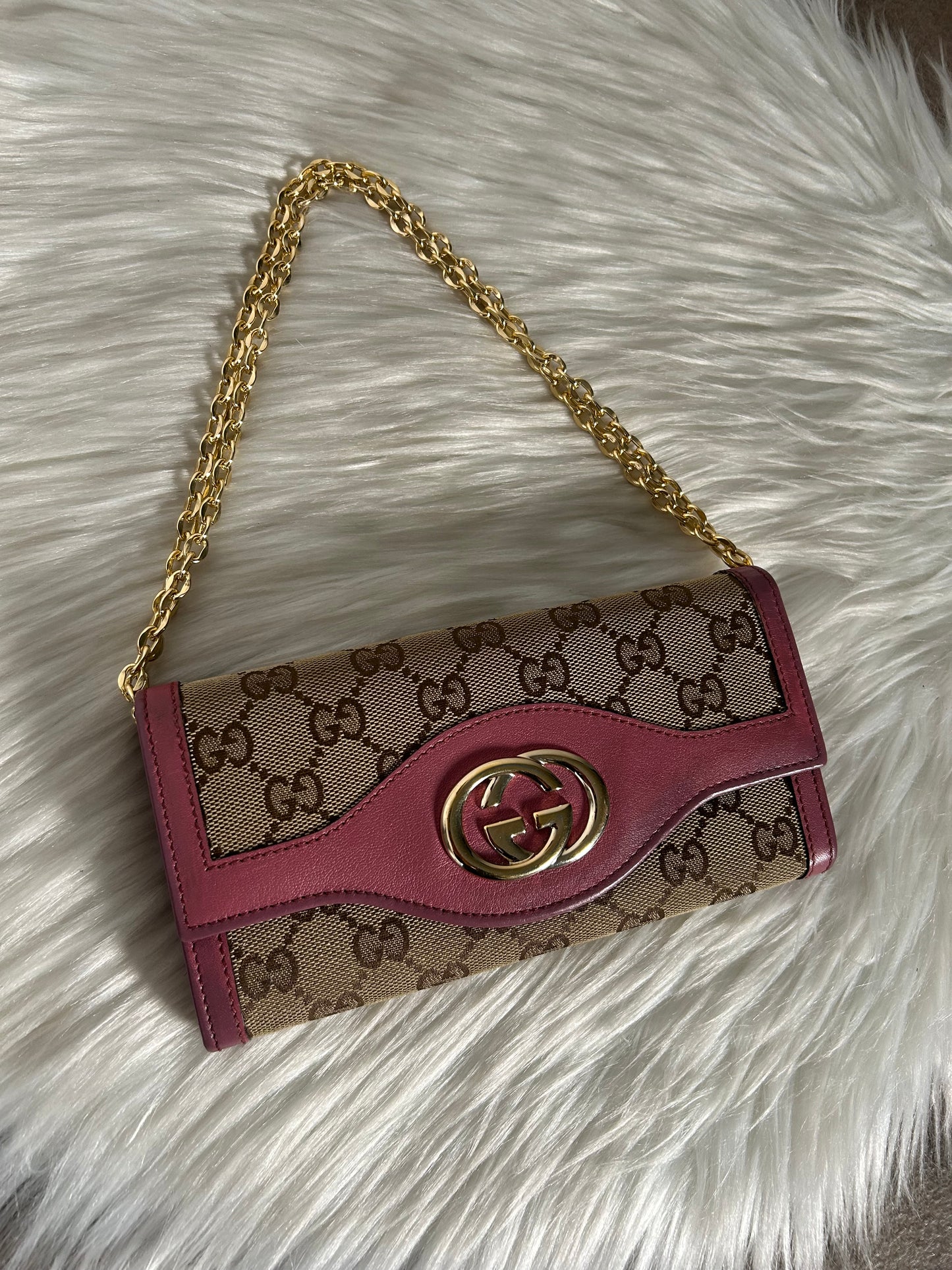 Wallet on Chain Gucci in monogram