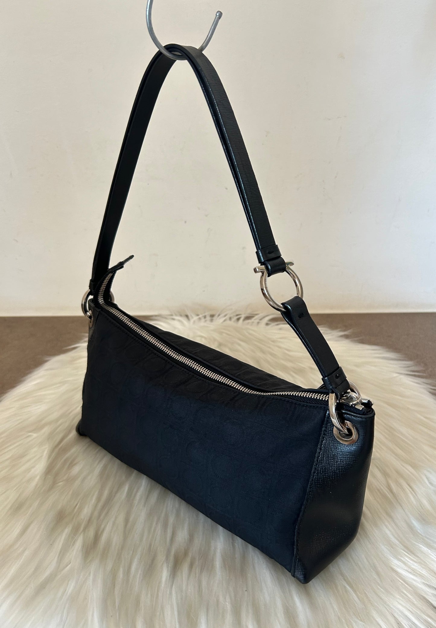 Baguette Salvatore Ferragamo in monogram