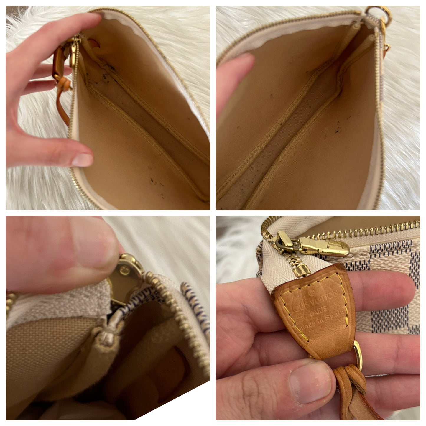 Louis Vuitton Pochette Accessoire Damier Azur