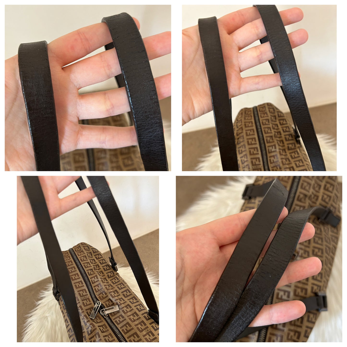Fendi tote monogram zucchino