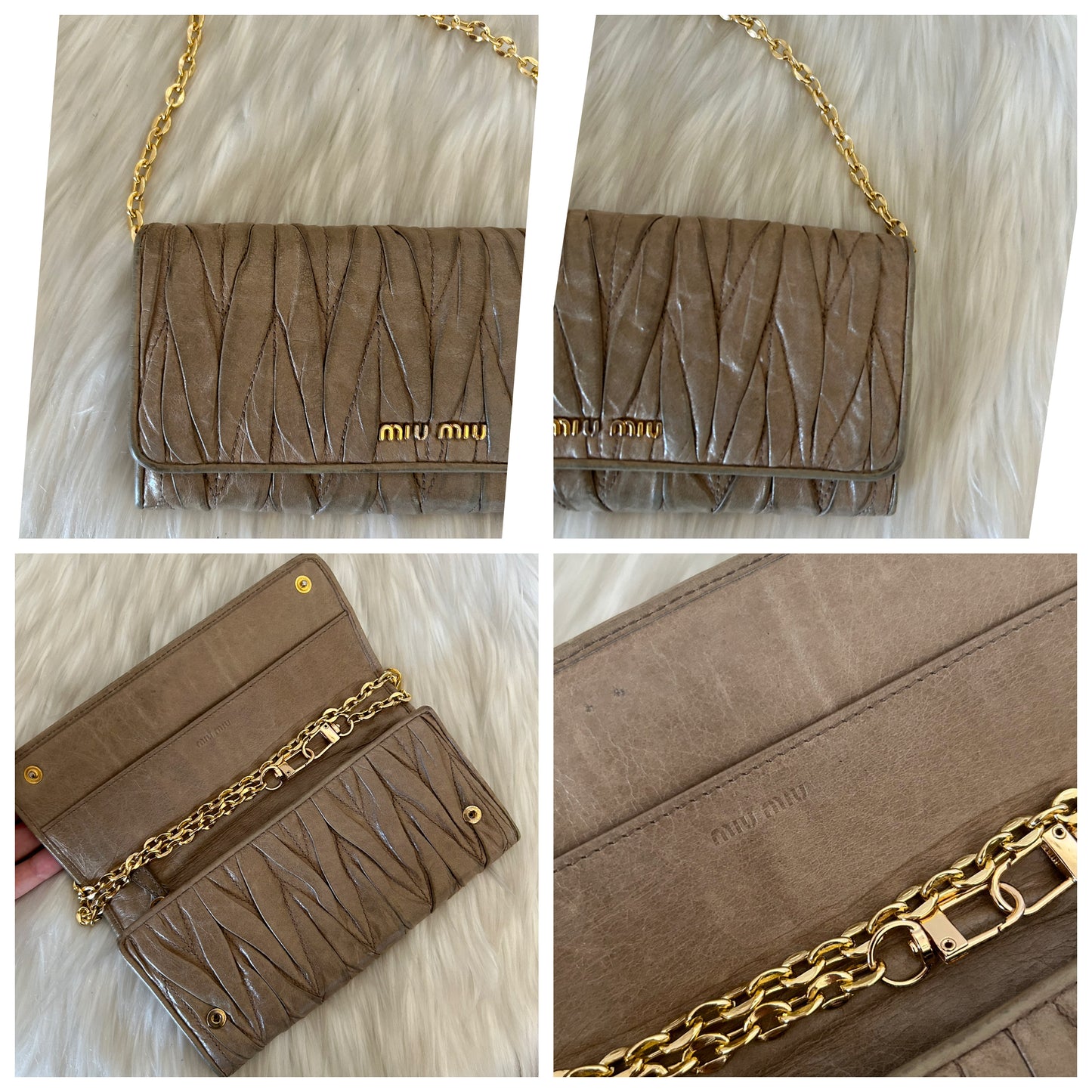 Miu Miu Woc in pelle