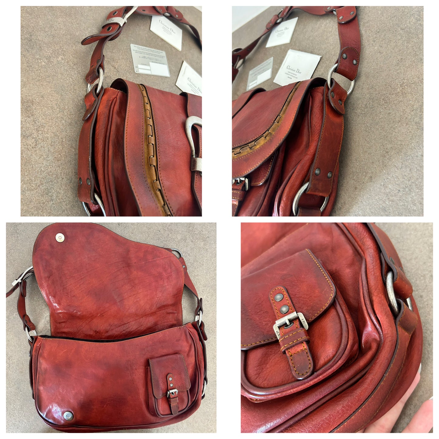 Dior Gaucho vintage in pelle