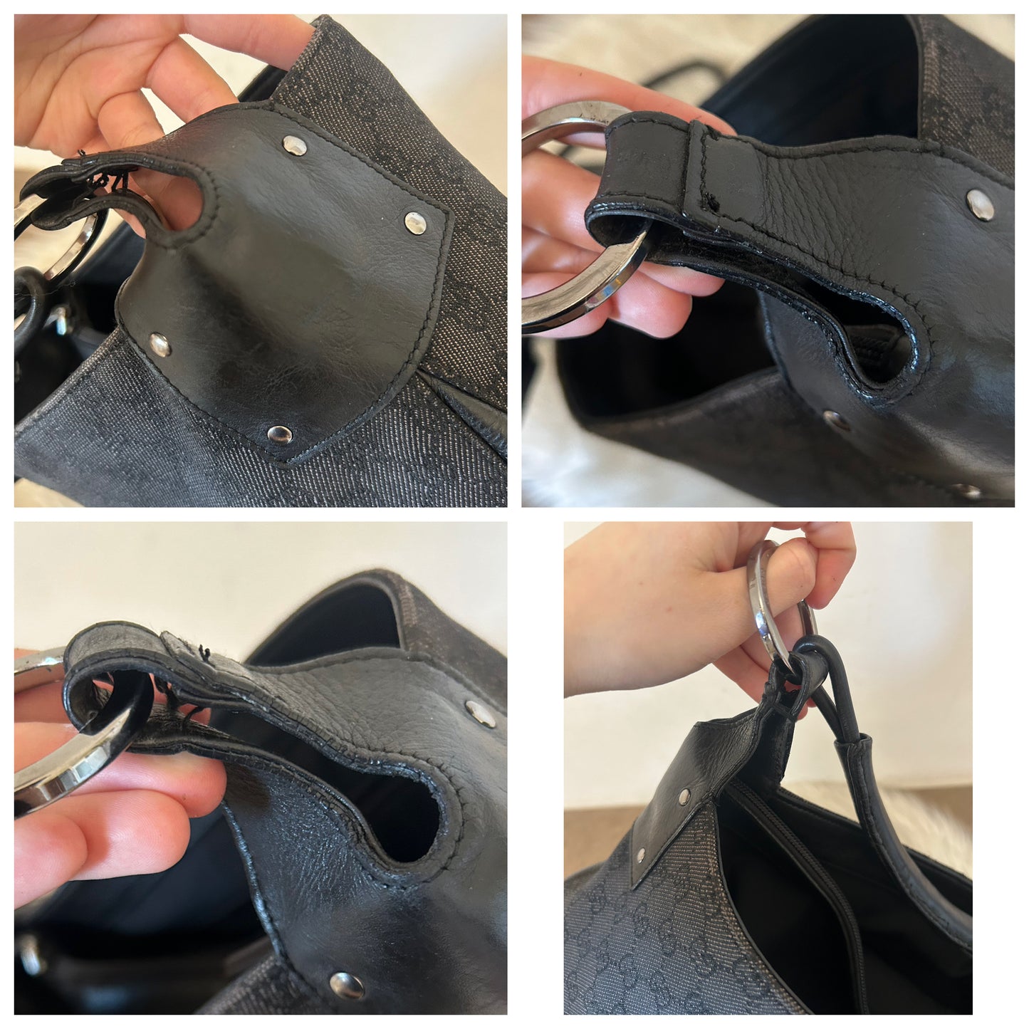 Gucci Hobo tote in denim