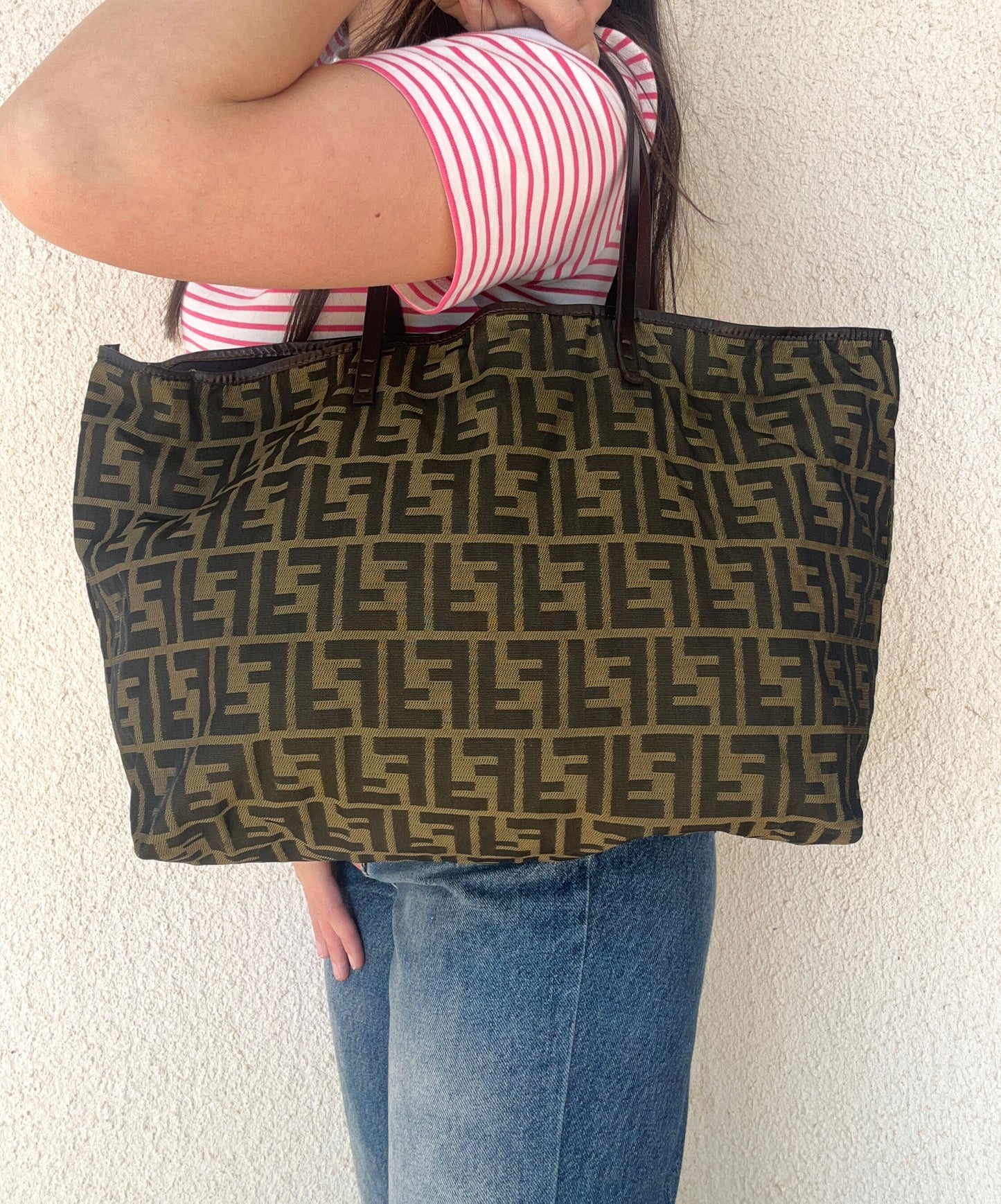 Fendi Roll Bag con pochette zucca