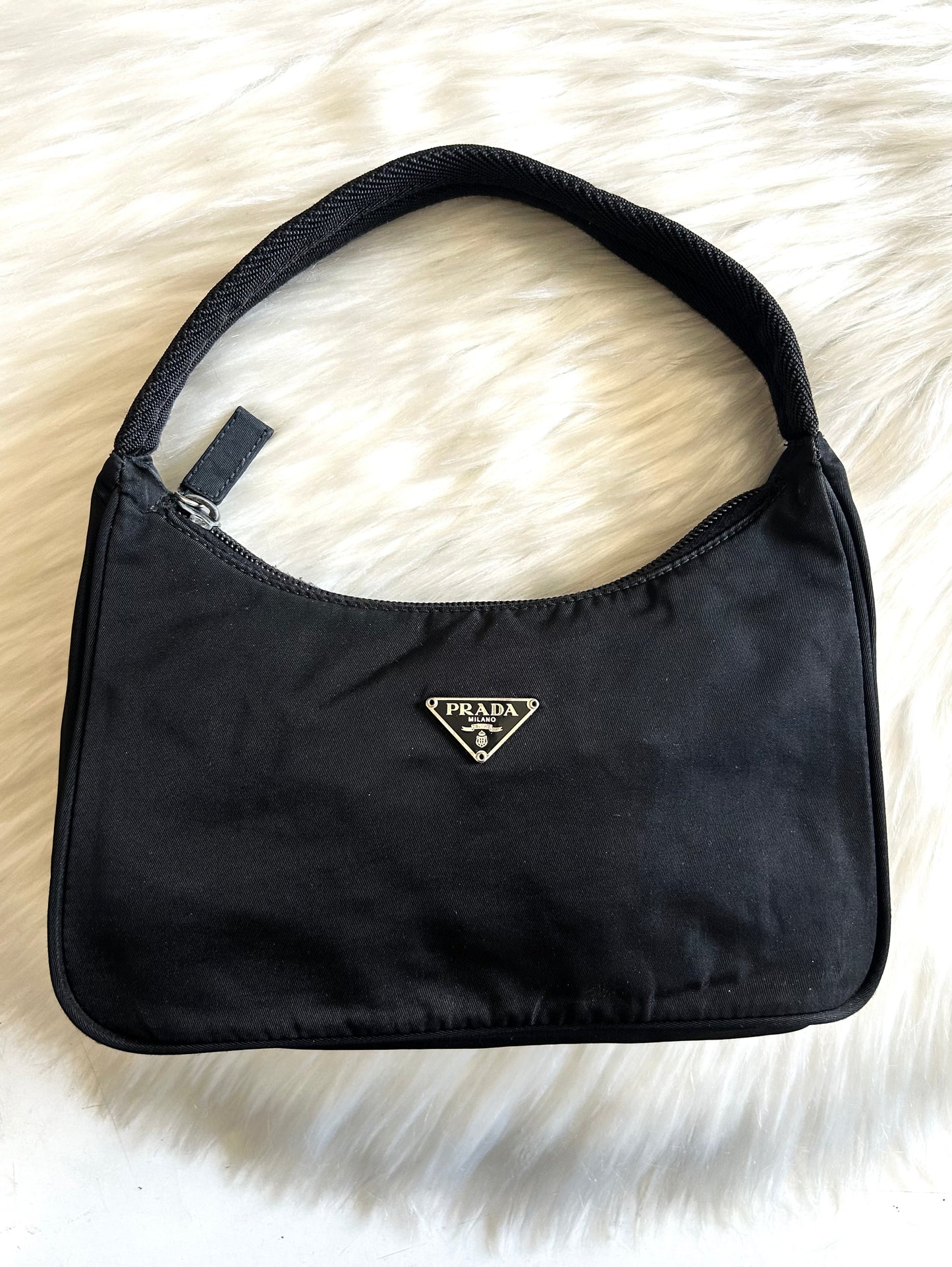 Prada borsetta in nylon nera