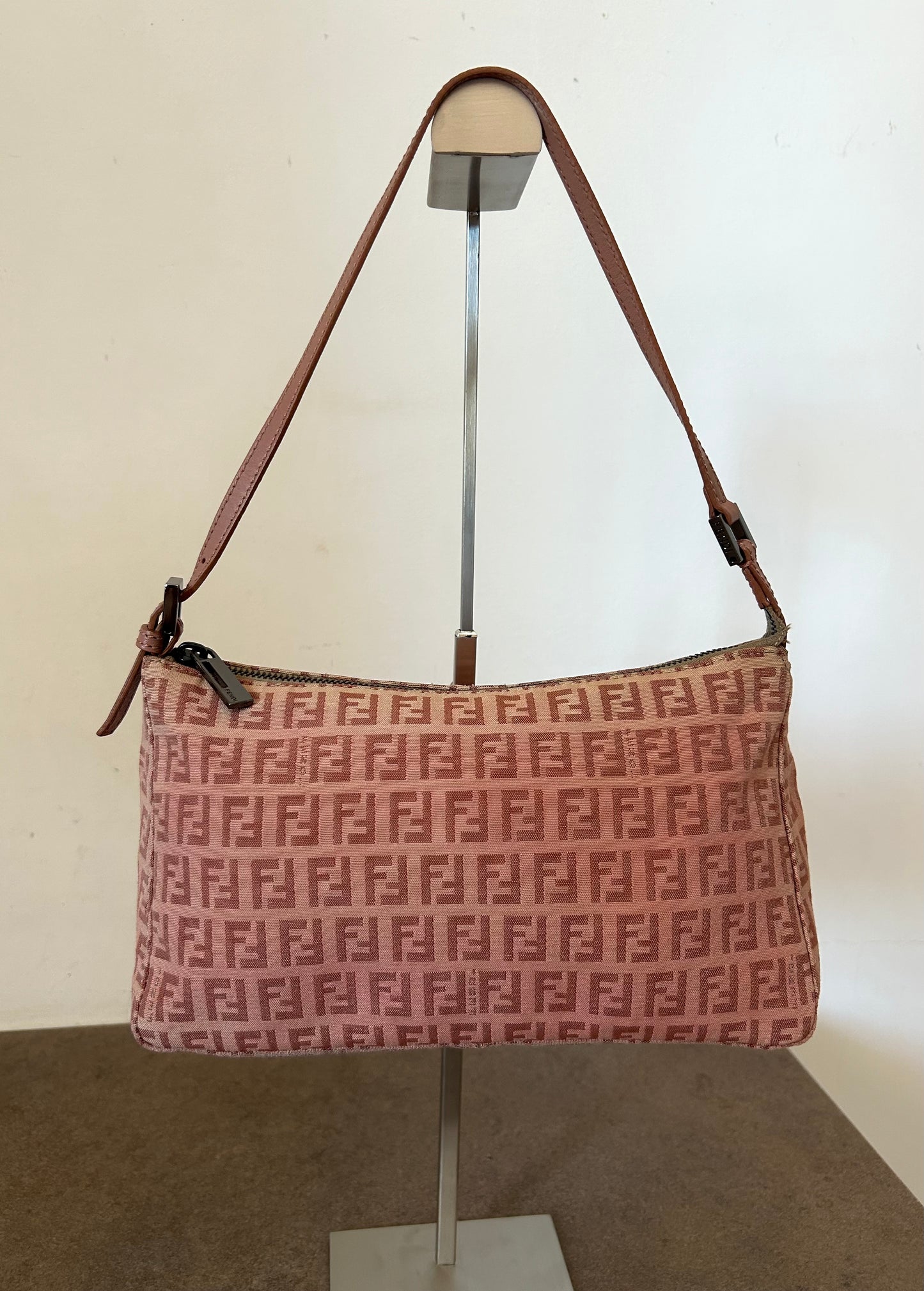 Fendi Baguette Sunset sfumata in monogram zucchino