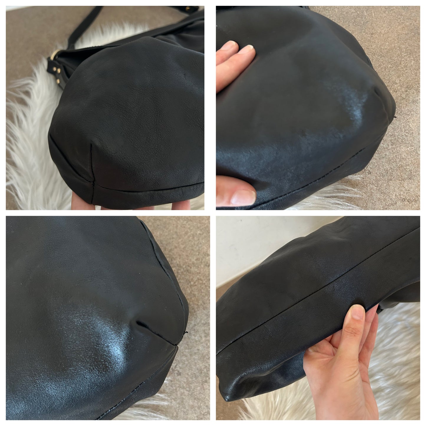 Fendi Chef tote in pelle nera