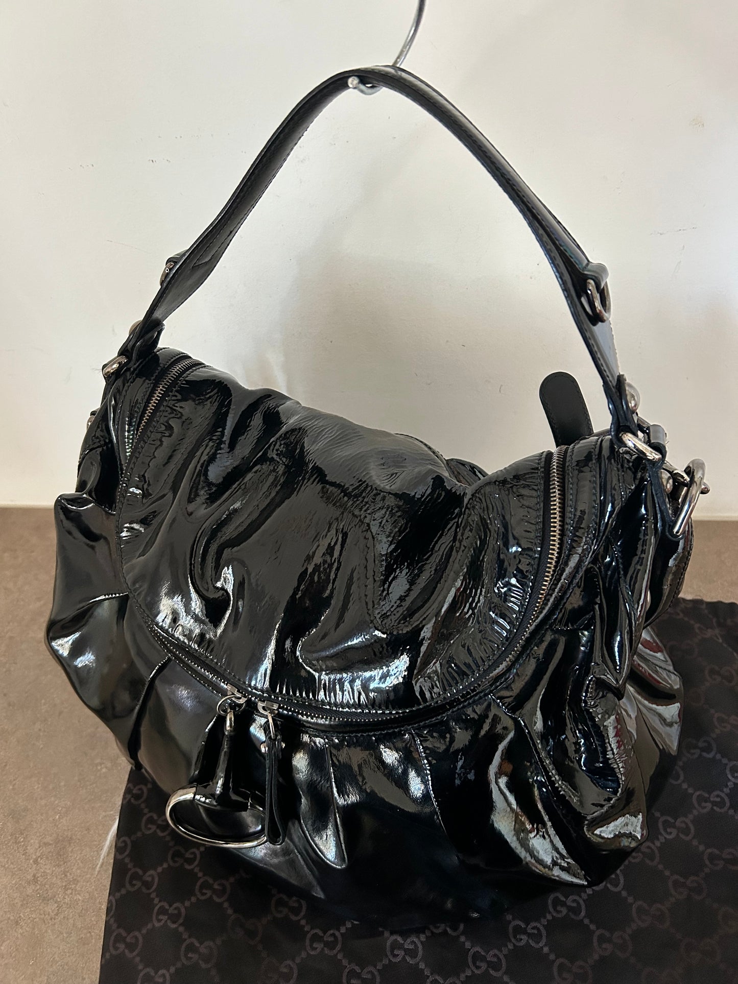 Gucci Icon Bit in vernice nera