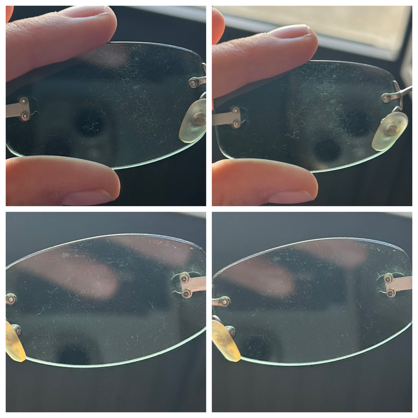 Occhiali Chanel vintage con lenti nere