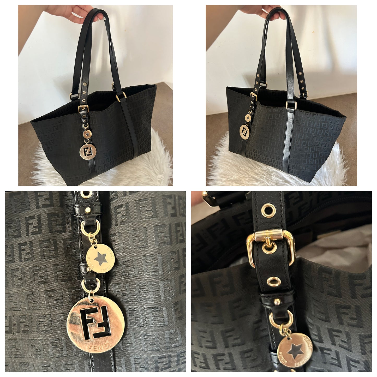 Fendi Roll Bag in monogram zucchino