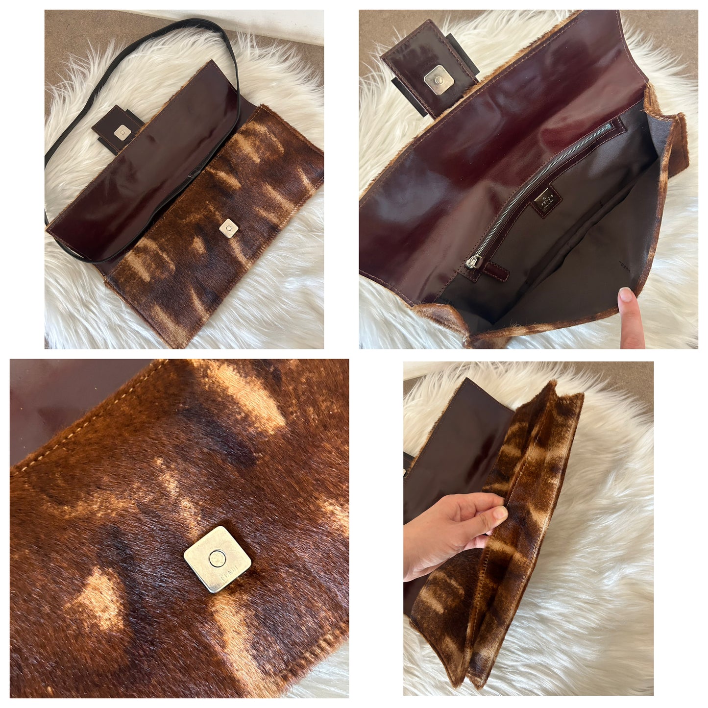 Fendi Baguette in cavallino
