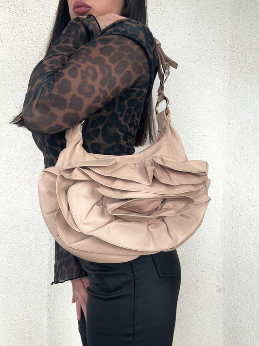 Yves Saint Laurent Djana a rosa in pelle