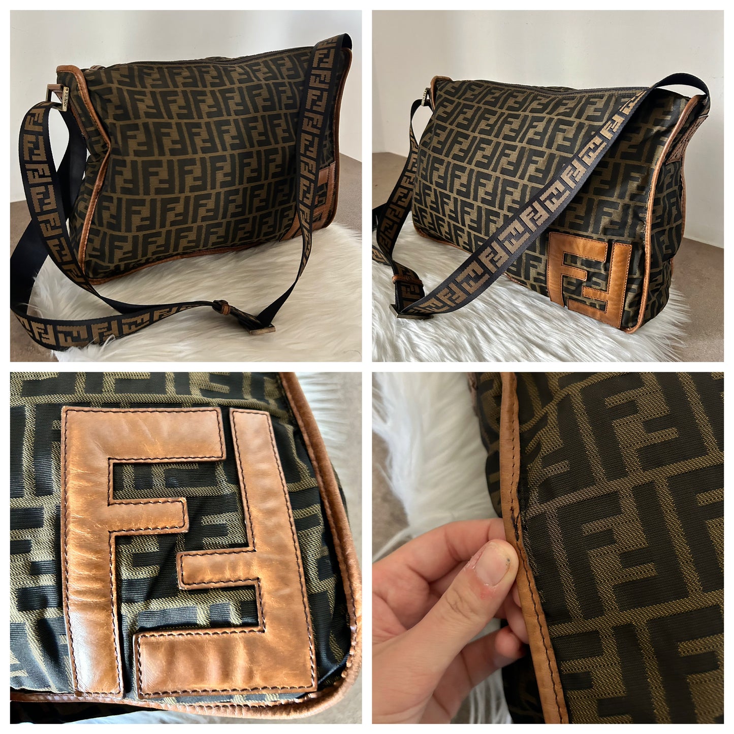 Fendi zucca a tracolla