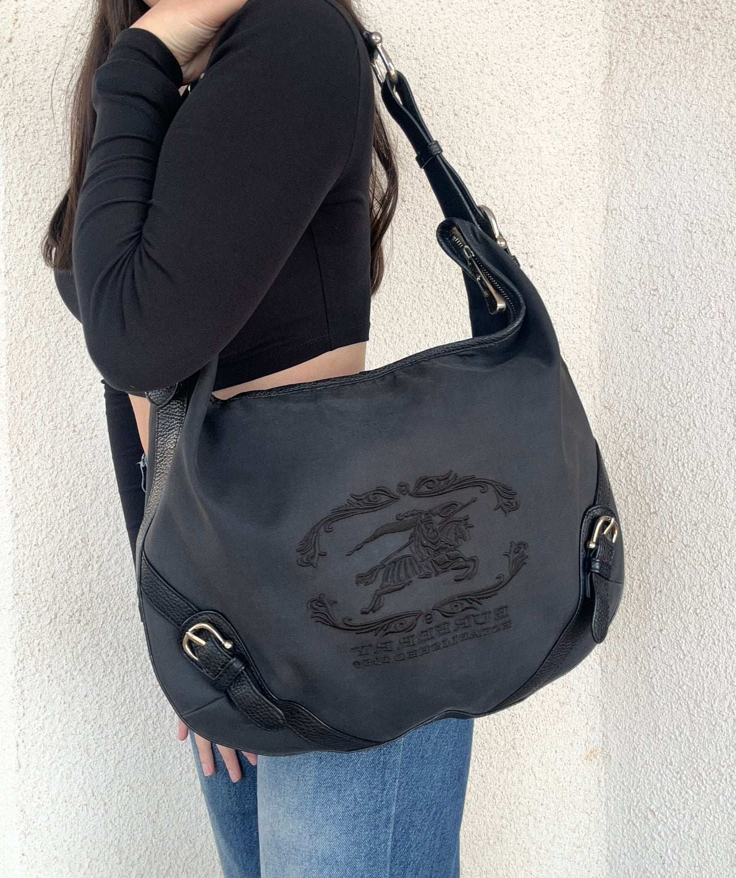 Burberry tote bag logata