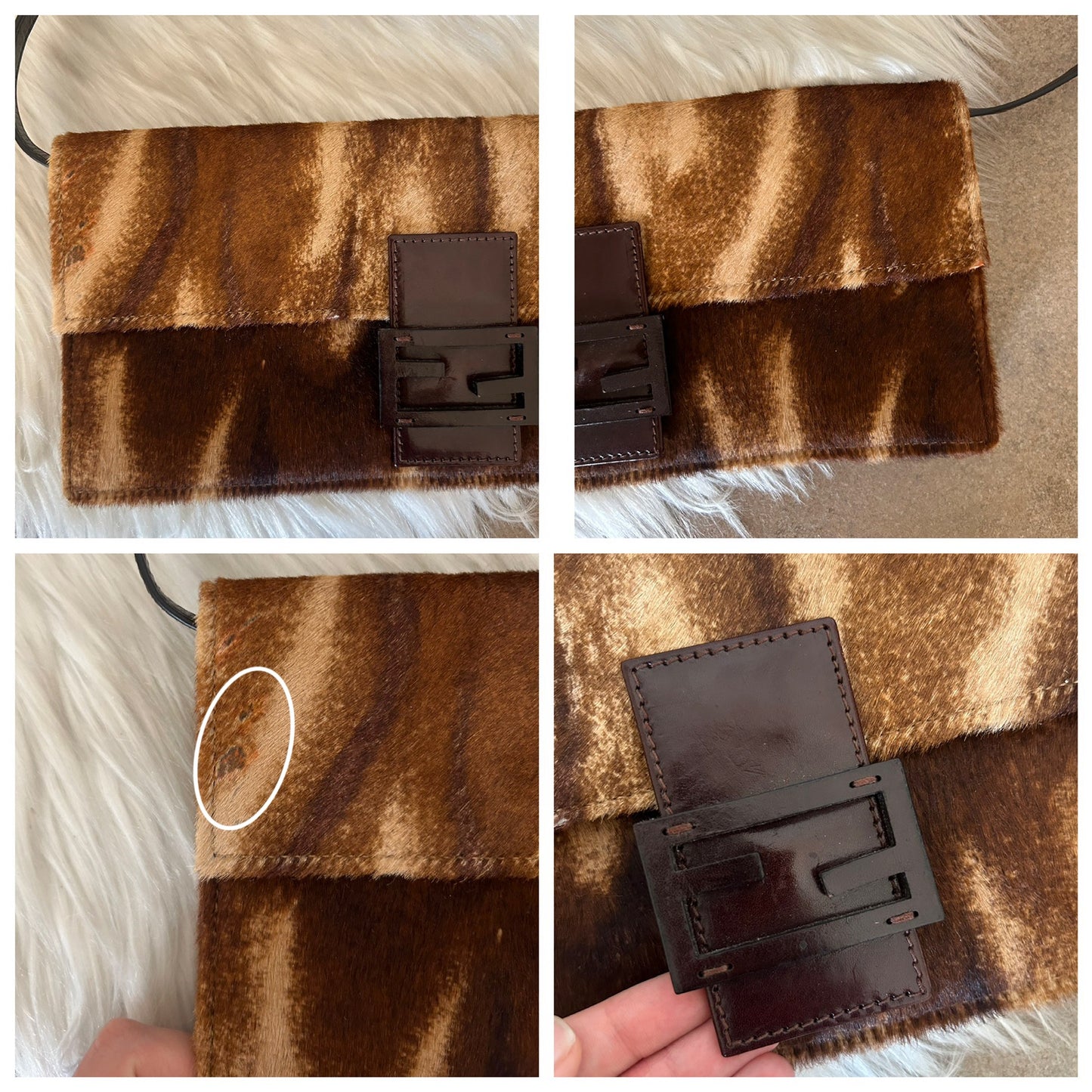 Fendi Baguette in cavallino