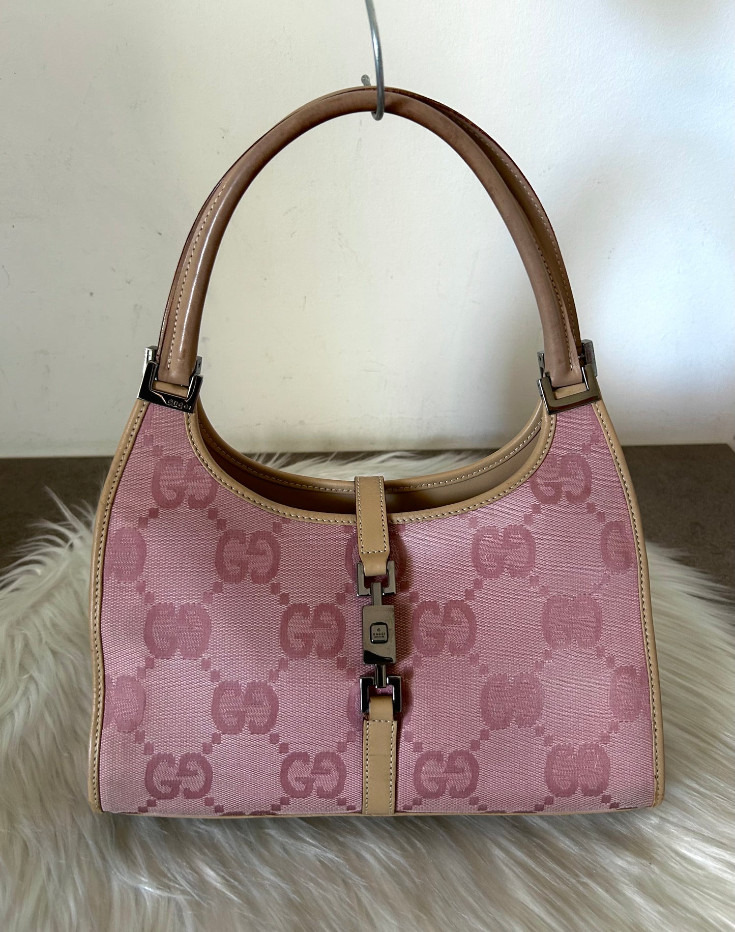 Gucci Jackie rosa monogram