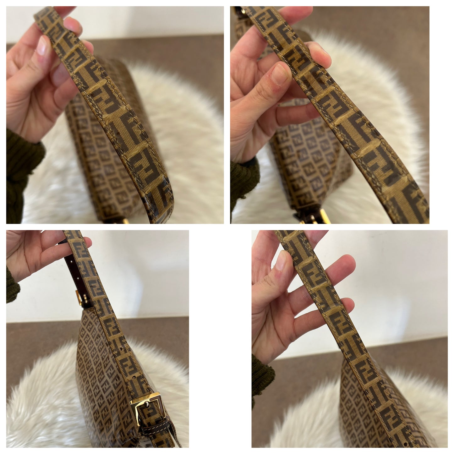 Fendi Mama Baguette monogram zucchino
