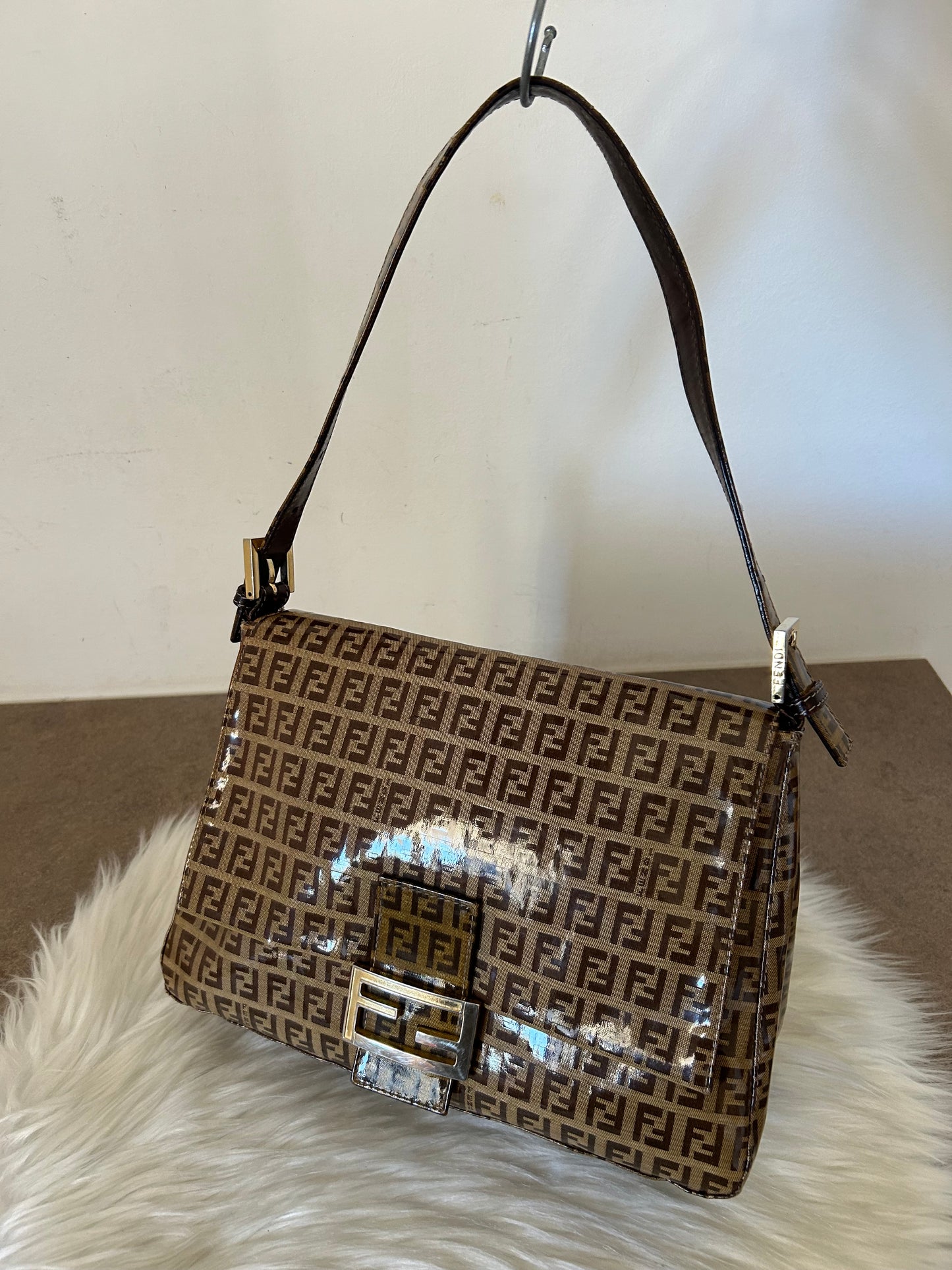 Fendi Mama Baguette monogram zucchino
